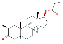 Drostanolone Propionate chemical structure