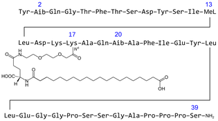 Retatrutide chemical structure